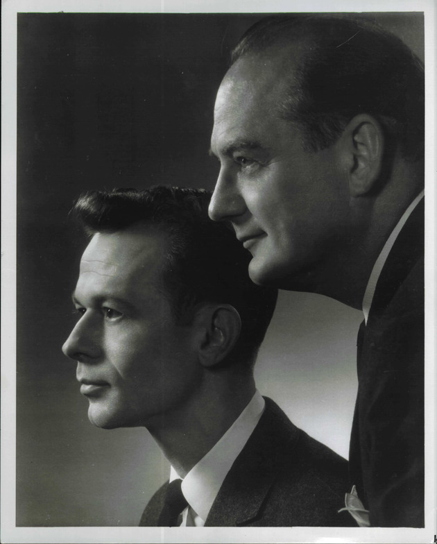 Eugene Bossart and Charles Fisher, pianists